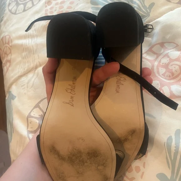 Sam Edelman black heels, size 10 worn once - Picture 3 of 3